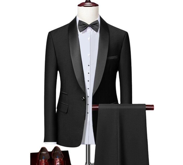 Business Men's Suit Wedding Dress Casual Office Formal Attire Tempera –  Shenzhen Stephanie Apparel Ltd. Shenzhen Tailor