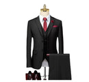 Elegant Groom Suits Stylish Slim Business Black Suit for Wedding Ceremony