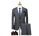 Elegant Groom Suits Stylish Slim Business Black Suit for Wedding Ceremony