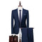 Elegant Slim Fitting Solid Color Men's Wedding Groom Banquet Two-piece One Button Tuxedo