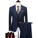 Elegant and Elegant Business Office Slim Fit Set Wedding Groom Wedding Banquet Dress Three Piece Set