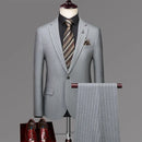 Elegant and Elegant Business Office Slim Fit Set Wedding Groom Wedding Banquet Dress Three Piece Set