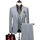 Elegant and Elegant Business Office Slim Fit Set Wedding Groom Wedding Banquet Dress Three Piece Set