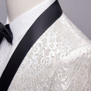 High Quality Men's Suit Jacket with One Button Slim Fitting Stage Singer Men's Fashionable Formal Tuxedo