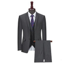 Men's New Business Set Casual Dinner Three Piece Set Plus Size