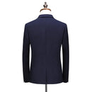 Men's New Slim Fit Elegant Lapel Single Breasted Wedding Men's Banquet Set