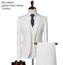 Men's Suit Wedding Banquet Elegant and Luxurious 3-piece Business Formal Suit