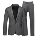 Men's Wedding Set Single Breasted Fashion Wedding Business Entertainment Men's Set