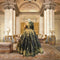 Princess Style Formal Evening Dresses with Exquisite Embroidery and Layers of Tulle