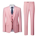 Tailor Shop Customized Fashion Men's Casual Business Wedding Set of 3 Pieces