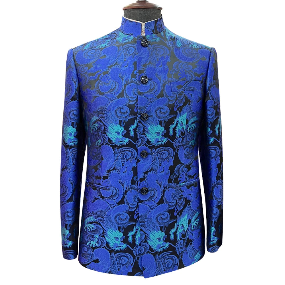 high neck formal dress men Braveman Men's Signature 3-Piece Slim Fit Suits
