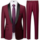 Suit Coat Pants Vest Set Fashionable Men's Casual Business Wedding Dress Evening Dress