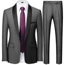 Suit Coat Pants Vest Set Fashionable Men's Casual Business Wedding Dress Evening Dress