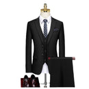 Suit Korean Slim Business Casual Professional Formal Dress Versatile Black Suit Set Male