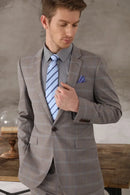 Tailor-made High Quality 150's Wool and Cashmere Fabric Tailor Made Suit Men Double Breast