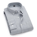 Tailor Shop Custom Make  Men's Casual Shirt Plaid Stripe Long Sleeved Shirt Business Plain 100% Cotton