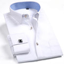 White Shirt Business Men's Long Sleeved Shirt Groom's Cotton Slim Fitting Shirt