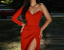 Nylon or Cotton None Dress Chiffon Full Sleeve Full Collarless Sweetheart Neckline with Dress Dress