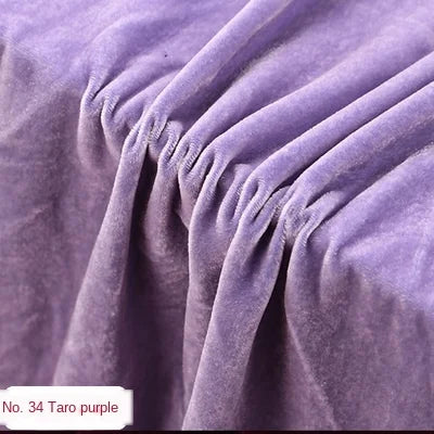 114cm Silk Velvet Fabric Silk Fabric Silk Velvet Dress Fabric Golden Yellow Butterfly Purple Wine Red Ash Grey Taro Purple Color