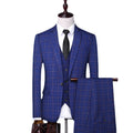 Customized Wool Slim Fitting Men's Business Wedding Banquet Wedding Set Formal Suit Three Piece Set