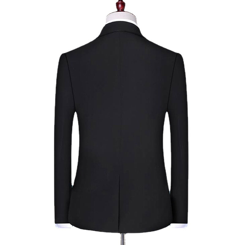 Suit Men's Professional Formal Work Business Groom Banquet Wedding Dress Best Man Set
