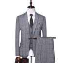 New Slim Fitting Formal Dress Fashion Wedding Suit Men'S Three Piece Casual Suit