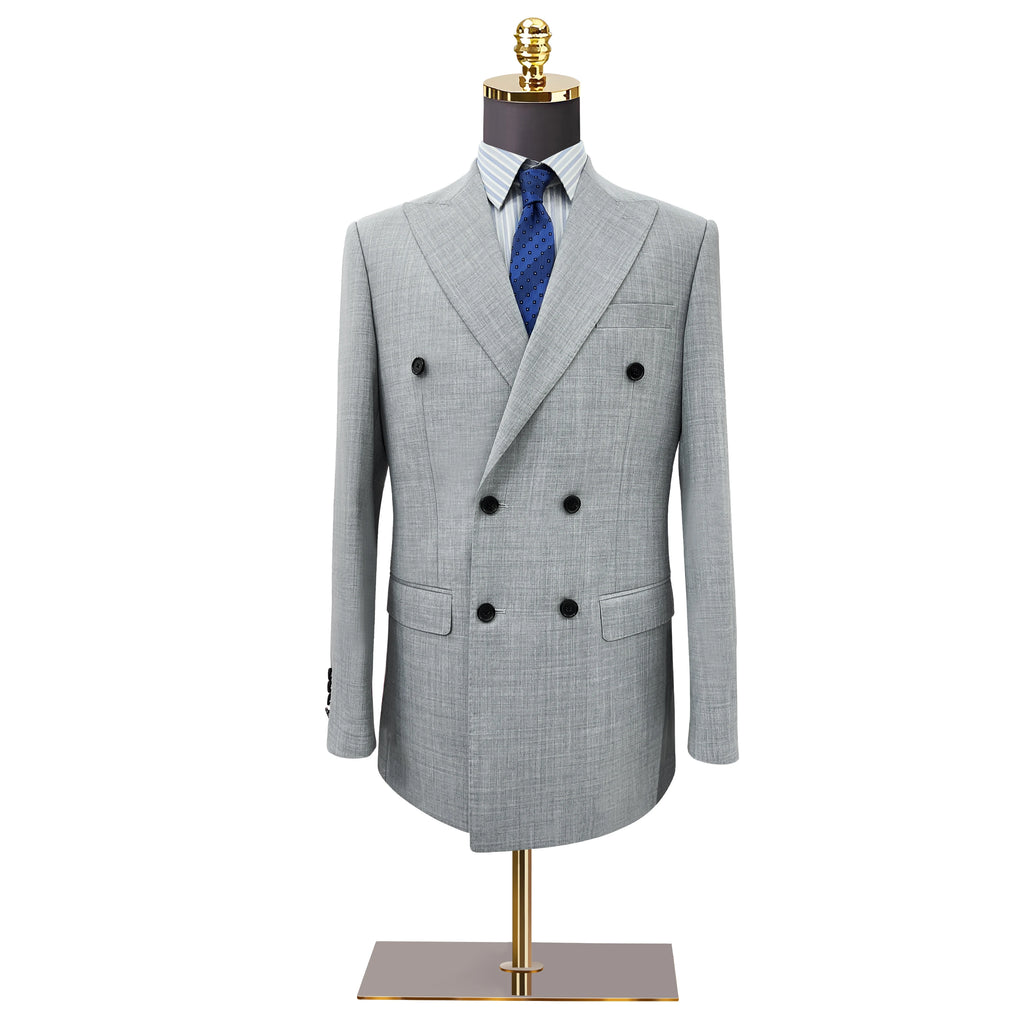 Advanced Double Breasted Suit Jacket Men's British Style Slim Fit Groom Suit Business and Professional Formal Attire