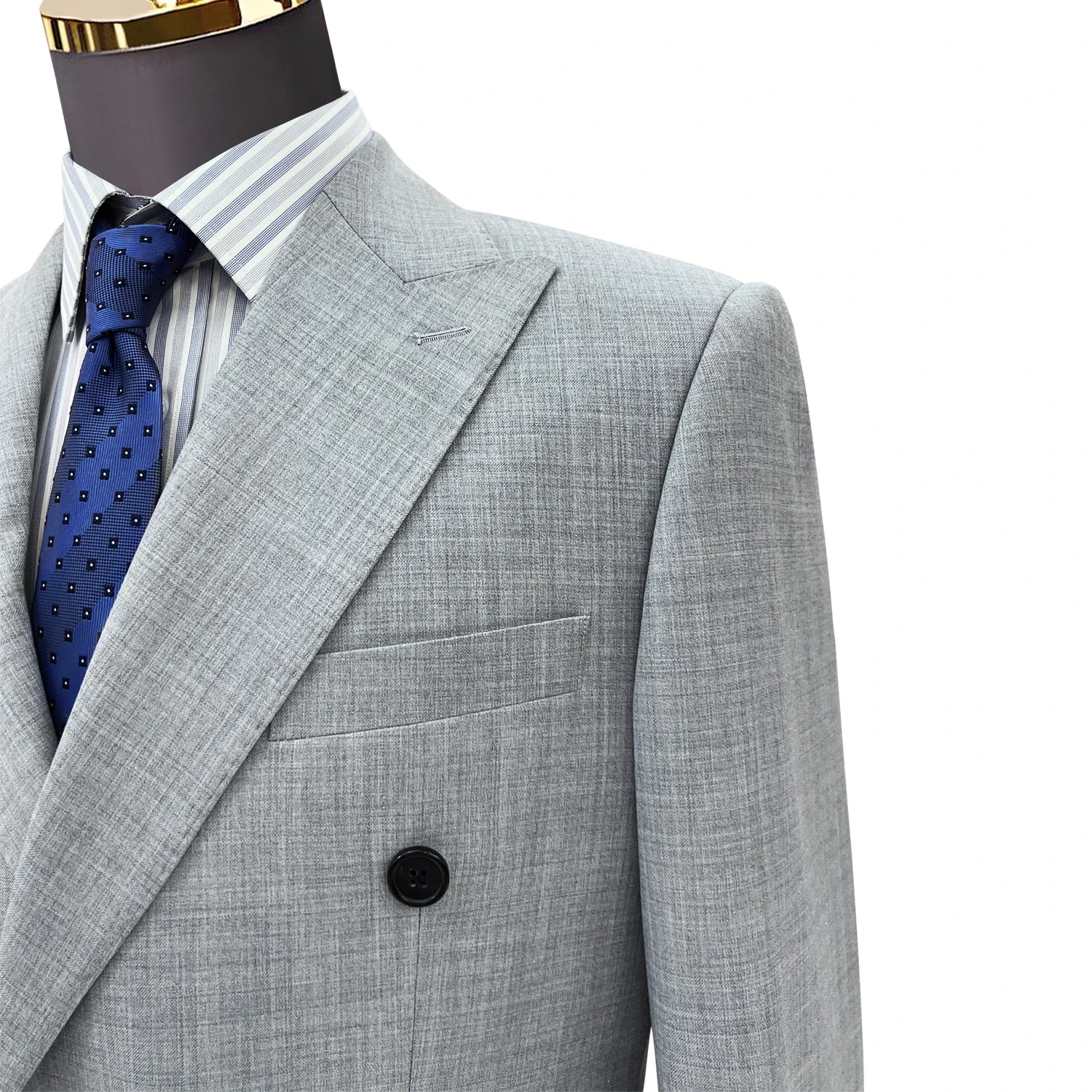 Advanced Double Breasted Suit Jacket Men's British Style Slim Fit Groom Suit Business and Professional Formal Attire
