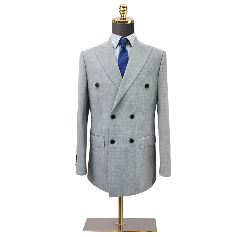 Advanced Double Breasted Suit Jacket Men's British Style Slim Fit Groom Suit Business and Professional Formal Attire