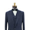 Advanced Single Breasted Suit Blue Striped Jacket Men's Slim Fit Suit Business and Professional Formal Attire