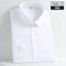 Autumn Non Ironing Long Sleeved Shirt Men's Elastic Business Dress Solid Color Shirt Men's Youth Fashion Casual Shirt