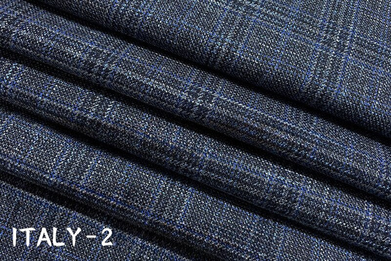 Autumn and Winter Exclusive New Product Worsted Wool Suit Fabric High-end Wool Fabric Striped Wool Clothing