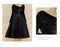 Birthday Party Little Black Dress Lady Temperament Design Sense Niche Mid-length Oblique Collar Off-the-shoulder Long-sleeved