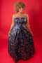 Blue Gold Strapless Gown The Bride's Mother's Dress Wedding Dresses for Women