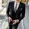 Boutique 5XL(Blazer + Vest + Trousers) Men's Elegant Fashion Business A Variety of Gentlemen Casual Formal Suit Three-piece Suit