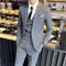 Boutique 5XL(Blazer + Vest + Trousers) Men's Elegant Fashion Business A Variety of Gentlemen Casual Formal Suit Three-piece Suit