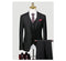 British Suit Men's Three Piece Slim Business Professional Formal Dress Groom's Wedding Dress Grey Casual Suit