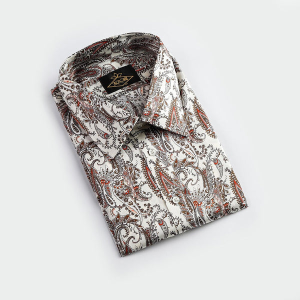 Business Gentleman Men's Auburn Shirt Slim Autumn Shirt