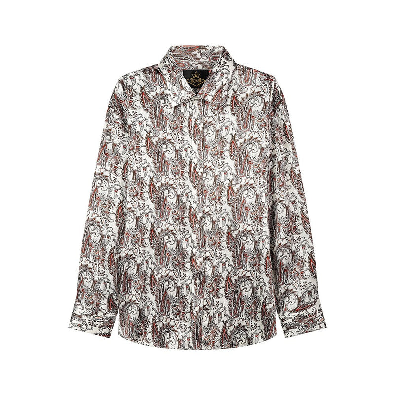 Business Gentleman Men's Auburn Shirt Slim Autumn Shirt
