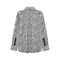 Business Gentleman Slim Business Long Sleeve Black Printed Men's Shirt