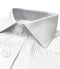 Business Gentleman Slim Fitting Business Long Sleeved White Striped Men's Casual Shirt