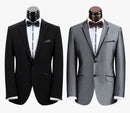 Business Men's Suit Wedding Dress Casual Office Formal Attire Temperament Men's Pants Coat Two-piece Set