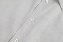 Casual Slim Cotton Korean Fashion Plain Gray Shirt for Men
