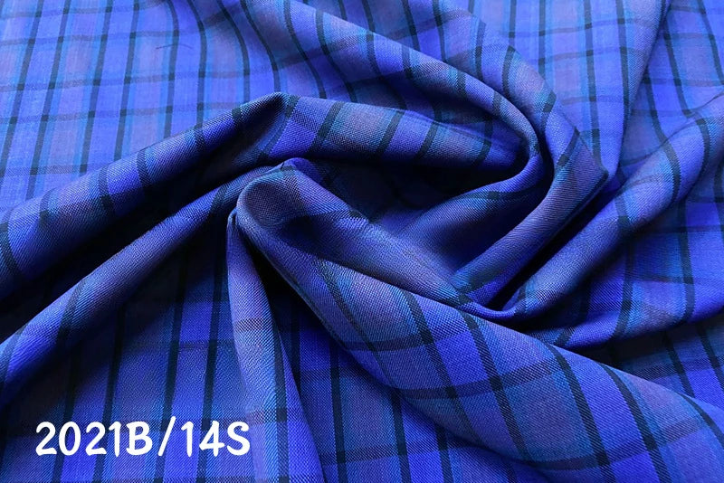 Checkered Colored Worsted Wool Suit Fabric for Men's and Tailor Make suit Blended Wool Suit