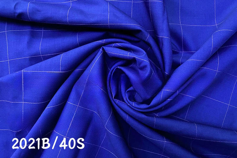 Checkered Colored Worsted Wool Suit Fabric for Men's and Tailor Make suit Blended Wool Suit