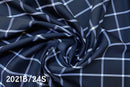 Checkered Colored Worsted Wool Suit Fabric for Men's and Tailor Make suit Blended Wool Suit