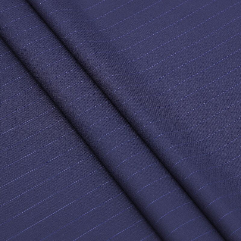 Color Stripes 50 Australian Wool Suit Wool Vertical Stripe Suit Blend Summer New Products Fabric Worsted Merino