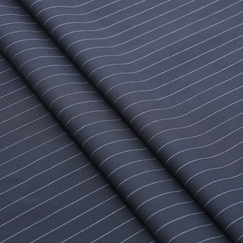 Color Stripes 50 Australian Wool Suit Wool Vertical Stripe Suit Blend Summer New Products Fabric Worsted Merino
