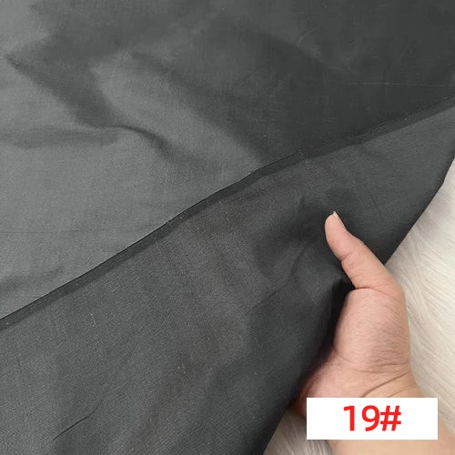 Customized 138cm Wide Solid Color Shuanggong Slub Fabric Skinny Gorgeous Color Multicolor Garment DIY Thai Raw Silk for Suit