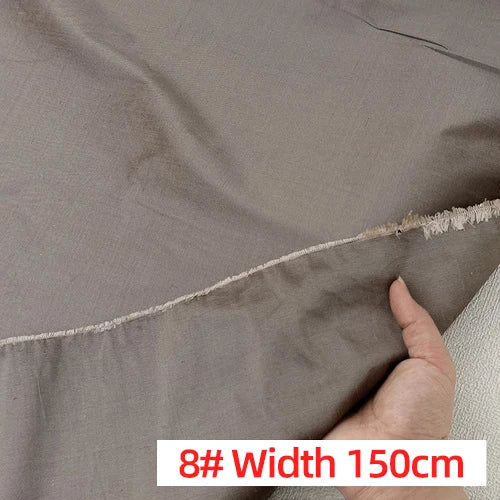 Customized 138cm Wide Solid Color Shuanggong Slub Fabric Skinny Gorgeous Color Multicolor Garment DIY Thai Raw Silk for Suit